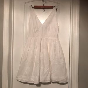 J. Crew white dress